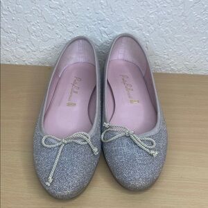 Pretty ballerinas flats silver and gold glitter metallic